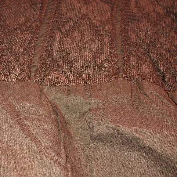 Caribbean Joe size large brown long sleeve top 100% cotton NWOT - Picture 9 of 10